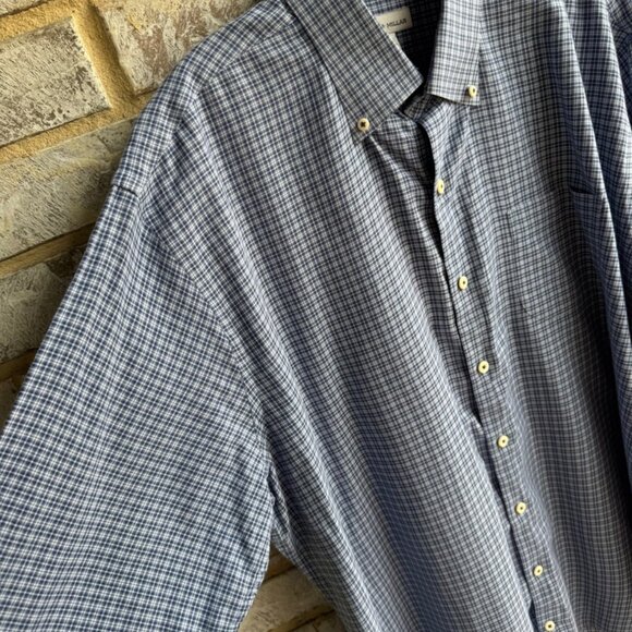 Peter Miller Long Sleeve Button Up Cashmere Blended Shirt Men's Size XL - Picture 7 of 8